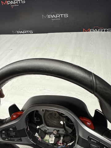 OEM BMW M5 M8 F90 F91 F92 F93 M Sport Leather Steering Wheel *See All Pics