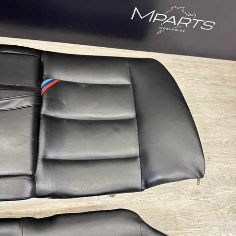 95-99 BMW E36 M3 Sedan Rear Bench + Folding Backrest Back Rest Seats Black