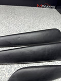 01-06 BMW E46 M3 Convertible Door Upper Arm Rest Armrest Pads Black *1 Rear Tab