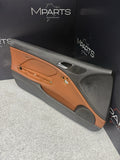 01-06 BMW E46 M3 FRONT LEFT DRIVER SIDE DOOR PANEL CARD CINNAMON OEM