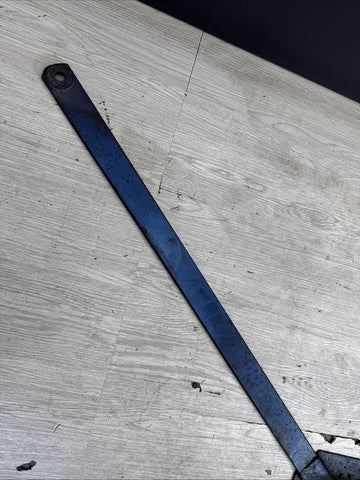 01-06 BMW E46 M3 Rear Underbody V Brace Bar OEM Painted Blue