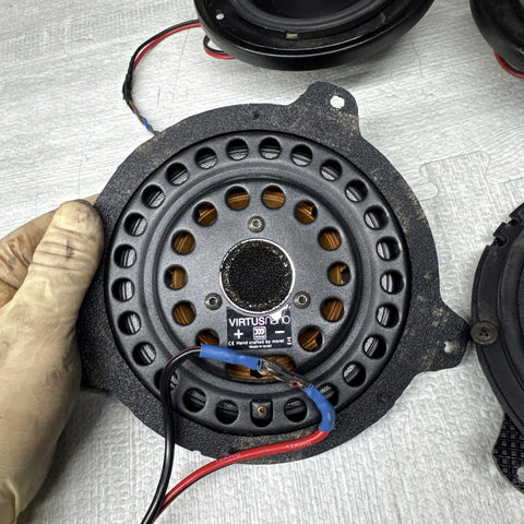 01-06 BMW E46 M3 Upgraded Speakers Morel Virtus Nano Hybrid Woofer Convertible