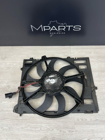 08-13 OEM BMW E90 E92 E93 M3 S65 Radiator Cooling Auxiliary Electric Fan *Cracks