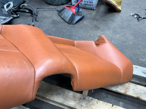 BMW E46 M3 01-06 Rear Seat Back Bench Cushion Cinnamon Leather Convertible