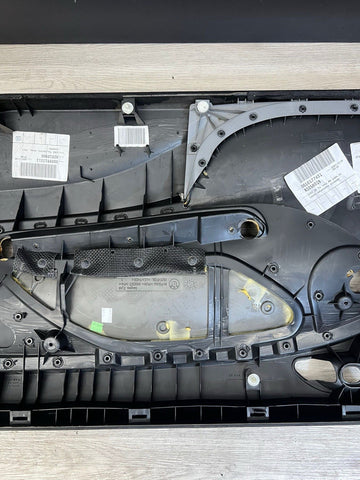 01-06 BMW E46 M3 DRIVER LEFT SIDE DOOR PANEL CARD BLACK OEM