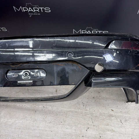(PICKUP ONLY) 06-10 BMW E63 E64 M6 OEM Rear Bumper Sapphire Black *Bent*
