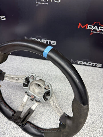 OEM BMW M Performance V2  F87 M2 F80 M3 M4 Alcantara Steering Wheel- 32302413014
