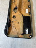 96-02 BMW Z3M Front Left Driver Door Card Panel Cover Trim Leather Black *Crack*