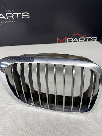 BMW 01-06 E46 M3 Front Right Passenger Kidney Grille Chrome OEM 51138208686
