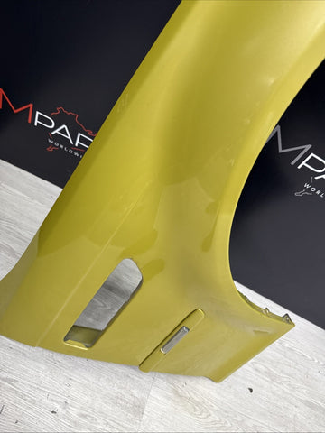 01-06 BMW E46 M3 Right Passenger Fender Phoenix Yellow