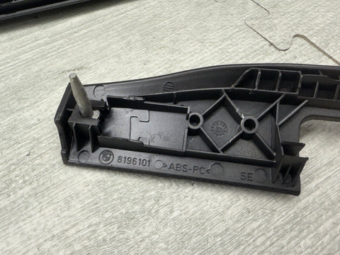 01-06 BMW E46 325 330 M3 Headlight Switch Radio Dash Trims OEM Titan Shadow Grey