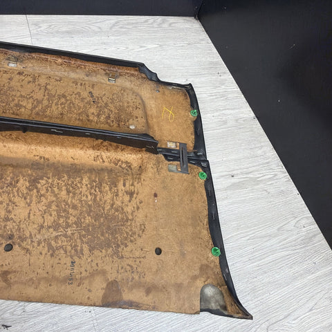 BMW E30 Coupe Right Side Rear Interior Door Card Panel Black 51431961290 *Notes*