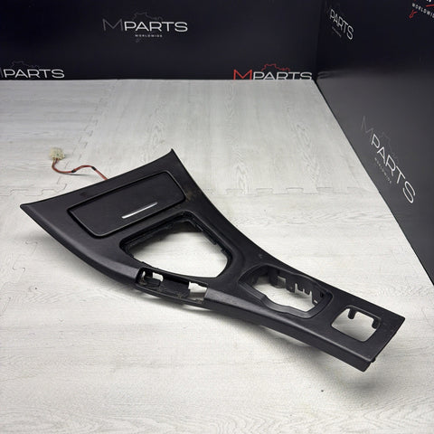 09-13 BMW E93 M3 MANUAL CIC LEATHER CENTER CONSOLE TRIM