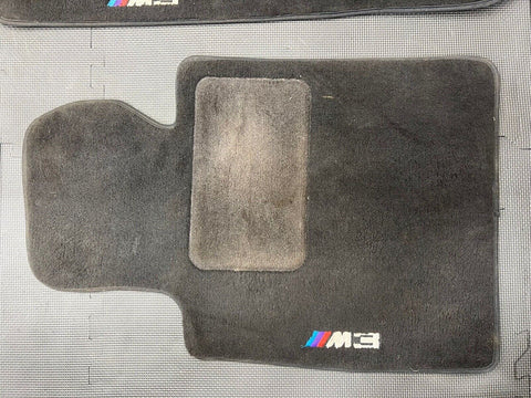 Genuine 01-06 BMW E46 M3 Coupe Carpets Floor Mats Black Front & Rear