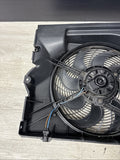 96-99 BMW Z3M M52 ENGINE COOLING PUSHER FAN MOTOR W SHROUD 8397474 OEM