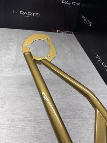 ROGUE ENGINEERING 01-06 BMW E46 M3 1 PC STEEL RACING STRUT BAR BRACE BRONZE