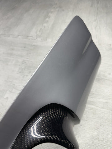 01-06 BMW E46 M3 CSL Style Rear Bumper Diffuser Carbon Fiber Good Fitment