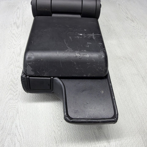01-06 BMW E46 M3 Center Console Armrest Arm Rest Black Leather *Notes*