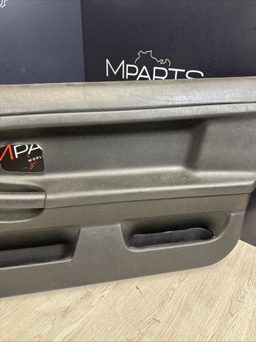 BMW E36 M3 95-99 Coupe Front Right Passenger Interior Door Card Panel Black