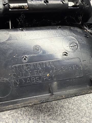 BMW E36 M3 SEDAN 5116 8161789 CENTER CONSOLE BLACK