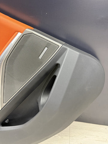 BMW 21-26 G80 M3 Rear Left Kyalami Orange Leather Door Panel