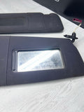 01-06 BMW E46 M3 Left Right Visors Sticker Peeling Off