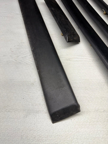 BMW E36 M3 Sedan 1992-1998 Black Door Mouldings Trims Set OEM