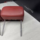 BMW 01-06 E46 M3 Convertible Rear Headrests Head Rests Imola Red OEM *Tab