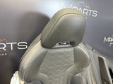 20-25 BMW F97 X3M Original Black Front Rear Door Interior Seats Complete *Rail