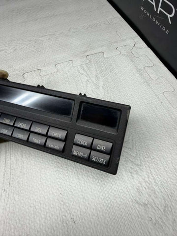 BMW OEM E36 318 325 328 M3 18 BUTTON ON BOARD COMPUTER CHECK OBC DISPLAY 92-99