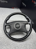 95-99 BMW E36 M3 Steering Wheel Black 4 Spoke