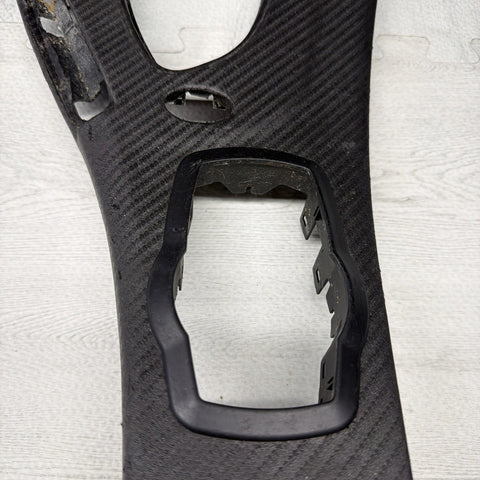 08-13 BMW E90 E92 M3 OEM  Front Center Console Cover Leather DCT *Wrapped*