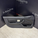 96-02 BMW Z3M Front Left Driver Door Card Panel Cover Trim Leather Black