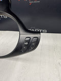 OEM 01-06 BMW E46 M3 Upper Lower Steering Wheel Trim Cover Plate Black