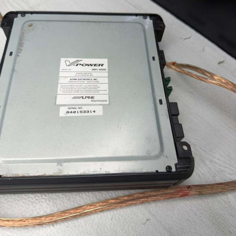 Alpine MRV-M500 500W Mono Channel V-Power Digital Amplifier *Notes*