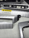 01-06 BMW E46 3 Series M3 Coupe Interior Armrests Trim Set Aluminum *Tab