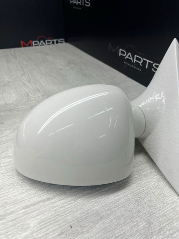 01-06 BMW E46 M3 Side View Door Mirrors Pair Alpine White