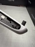 01-06 BMW E46 M3 Brushed Aluminum/Black Door Trim Armrest Right Front Passenger