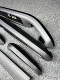 01-06 BMW E46 M3 Convertible Interior Armrests Trim Set Brushed Aluminum