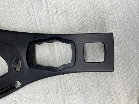 09-13 BMW E93 M3 CONVERTIBLE DCT CIC LEATHER CENTER CONSOLE TRIM
