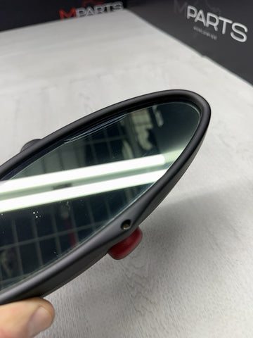 01-06 BMW E46 M3 Rearview Rear View Oval Mirror *Slight Damage