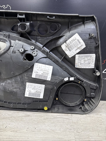 01-06 BMW E46 M3 FRONT PASSENGER RIGHT SIDE DOOR PANEL CARD BLACK OEM