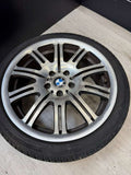 01-06 BMW E46 3 Series M3 Front Light Alloy Wheel Rim Tire 19x8 OEM 2229650
