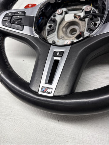 OEM BMW M5 M8 F90 F91 F92 F93 M Sport Leather Steering Wheel *See All Pics