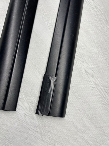 00-06 BMW E46 325 330 M3 COUPE DOOR SILLS BLACK 8239965