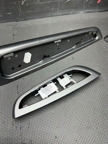 01-06 BMW E46 M3 Convertible Interior Armrests Trim Set Titan Shadow Grey