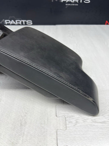 01-06 BMW E46 M3 Center Console Armrest Arm Rest Black Leather