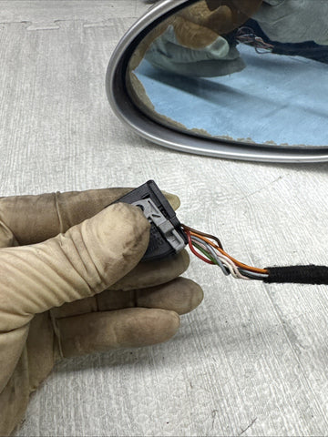 01-06 BMW E46 M3 Side View Door Mirrors Pair Titanium Silver *Notes*