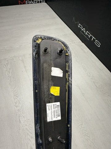 01-06 BMW E46 M3 Door Upper Arm Rest Armrest Pad Black Right Passenger