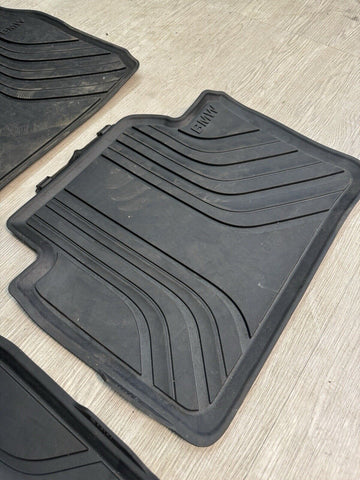 BMW OEM All Weather Floor Mats Set M3 F30/31/F80 3 Series F36